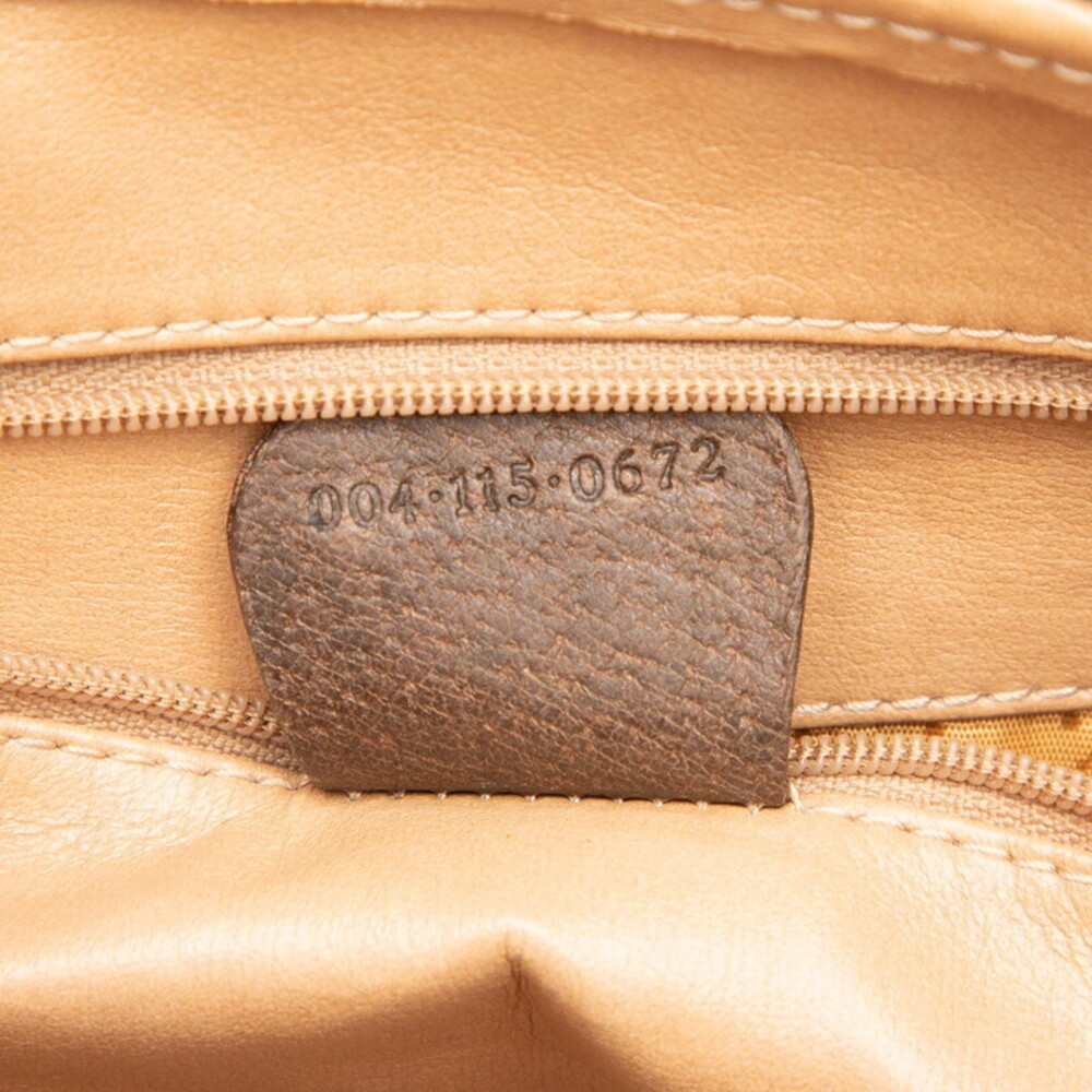 Gucci GG Supreme Shoulder Bag Bag Shoulder Beige Cream Brown Leather - Picture 6 of 6